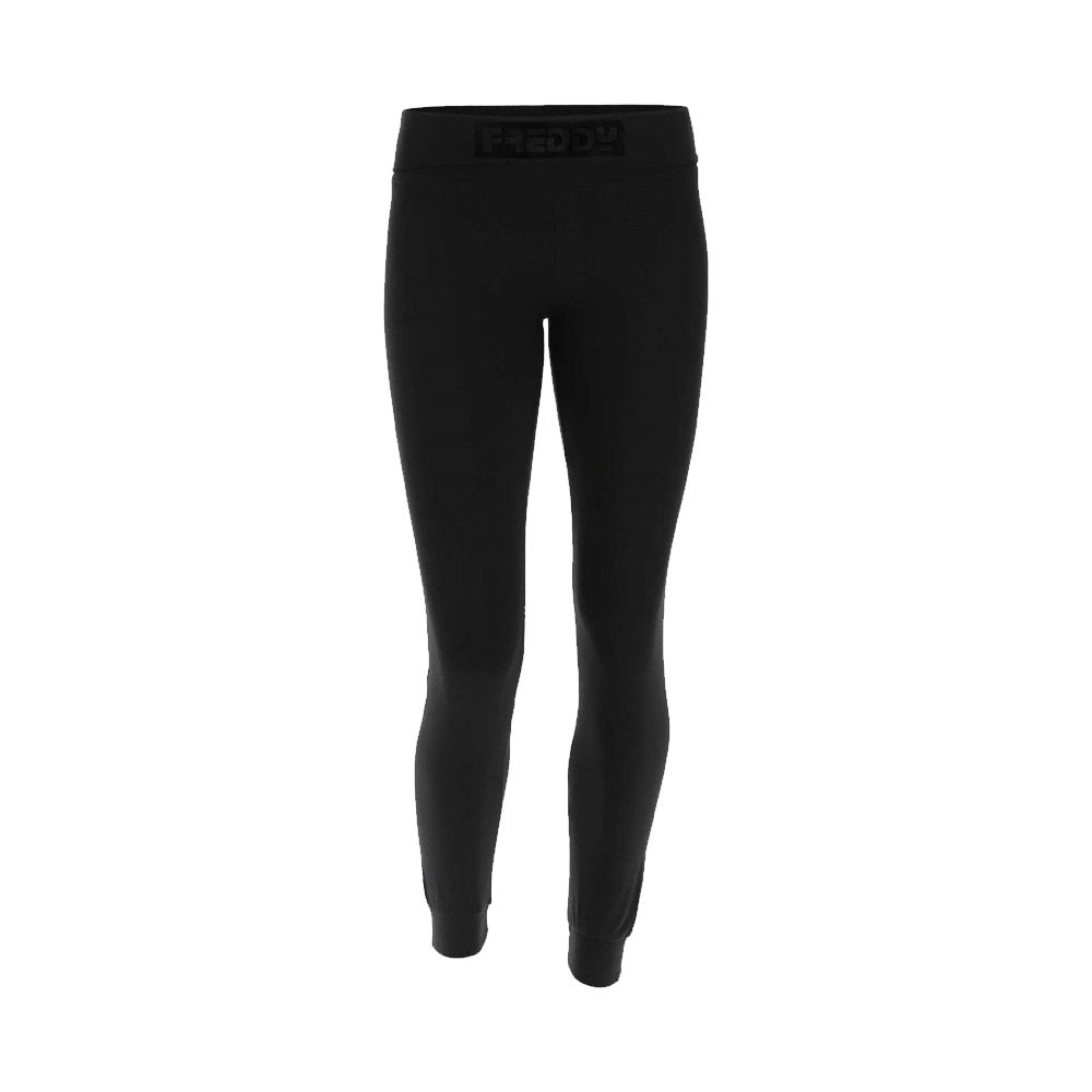 Freddy Leggings Logo In Basso Nero Donna L