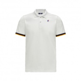 K-Way Polo Vincent Bianco Uomo