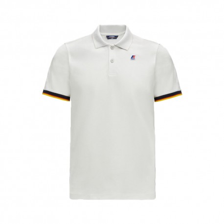 K-Way Polo Vincent Bianco Uomo