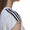 ADIDAS Originals Top Girocollo Tristripe Bianco Donna