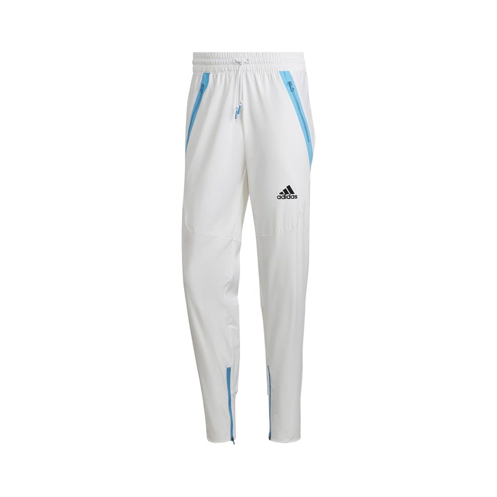 ADIDAS Pantalone Palestra Con Polsino Com Bianco Uomo L