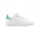 ADIDAS originals sneakers stan smith el i lacci bianco verde bambino