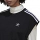 ADIDAS Originals Top Girocollo Tristripe Nero Donna