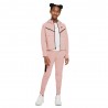 Nike Felpa Palestra Con Zip E Cappuccio Tech Fleece Rosa Bambina
