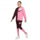 Nike Leggings Sportivi Bicolor Bordeaux Bambina