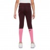 Nike Leggings Sportivi Bicolor Bordeaux Bambina