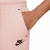 Nike Pantaloni Con Polsino Tech Fleece Rosa Bambina