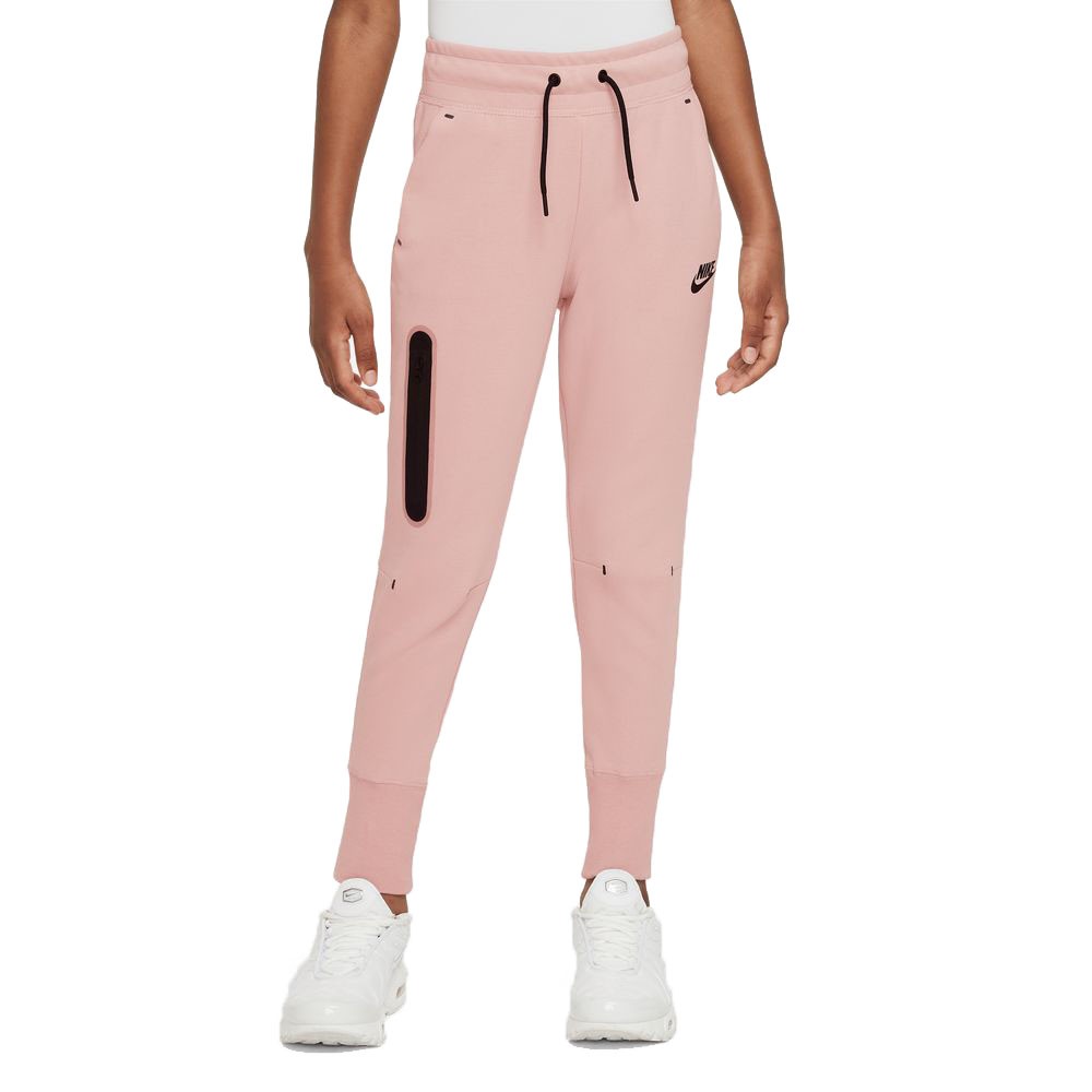 Nike Pantaloni Con Polsino Tech Fleece Rosa Bambina S