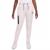 Nike Pantaloni Con Polsino Tech Fleece Rosa Bianco Bambina