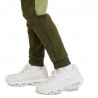 Nike Pantaloni Con Polsino Tech Fleece Verde Bambino