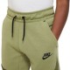 Nike Pantaloni Con Polsino Tech Fleece Verde Bambino