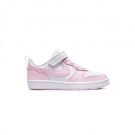 Nike Court Borough Low 2 Se1 Ps Bianco Rosa - Sneakers Bambino