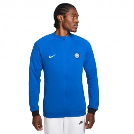 Nike Felpa Calcio Inter Academy Lyon Blu Bianco Uomo