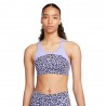 Nike Reggiseno Sportivo Sostegno Medio Leopard Blu Donna