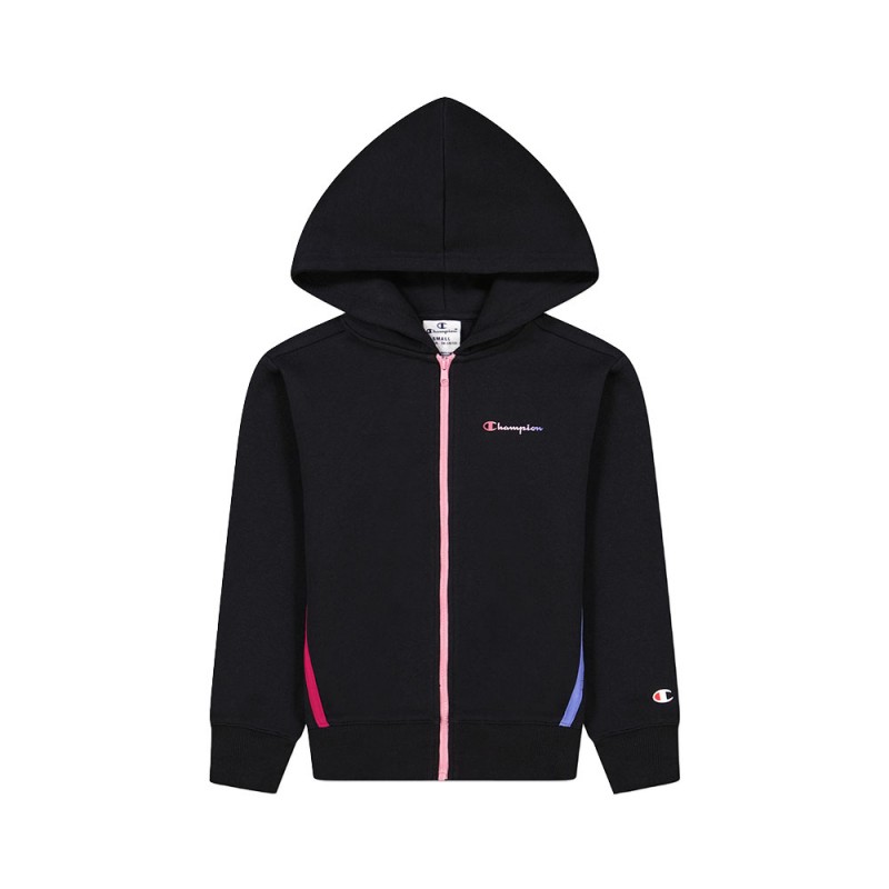 Champion Felpa Palestra Con Zip Nero Bambina Acquista online su