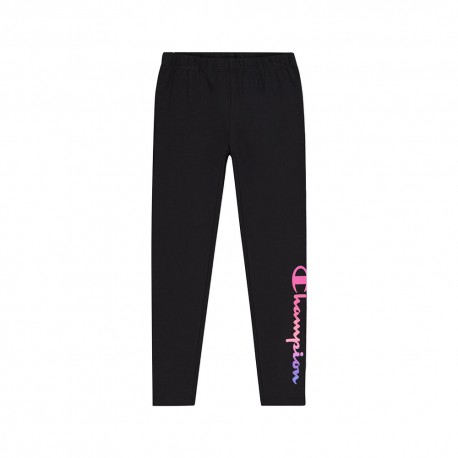 Champion Leggings Sportivi Nero Bambina