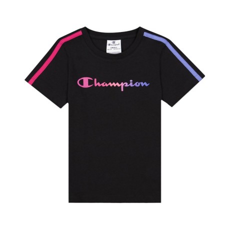 Champion Maglietta Palestra Nero Bambina