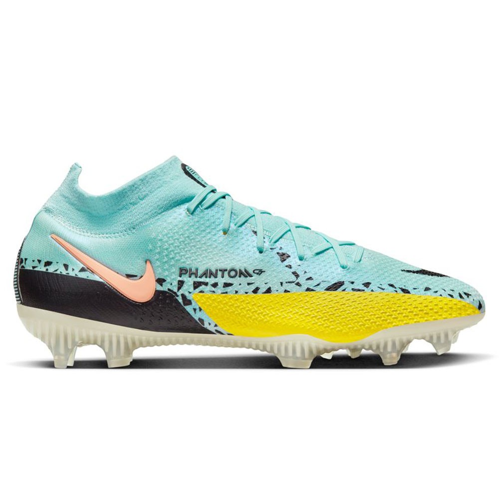 nike gt2 dynamic fit elite fg ghiaccio giallo - scarpe da calcio uomo eur 40 / us 7 donna