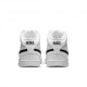 Nike Court Vision Mid Next Nature Bianco Nero - Sneakers Uomo