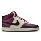 Nike Court Vision Mid Next Nature Bianco Bordeaux - Sneakers Uomo