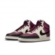 Nike Court Vision Mid Next Nature Bianco Bordeaux - Sneakers Uomo