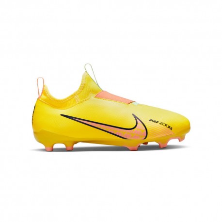 Nike Zoom Vapor 15 Academy Fg Mg Giallo - Scarpe Da Calcio Bambino