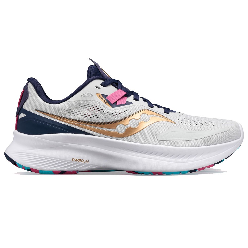 Saucony Guide 15 Bianco Oro Blu - Scarpe Running Donna EUR 41 / US 9,5