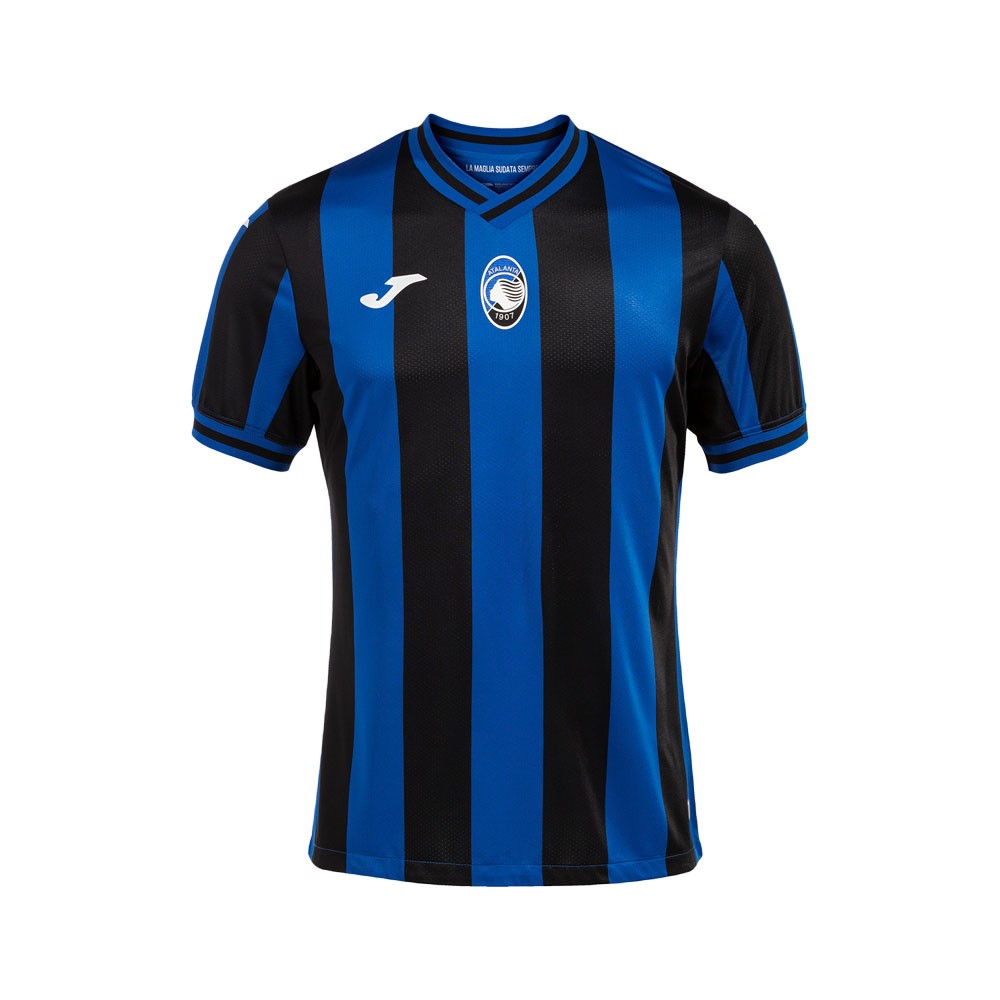 joma sport maglia maniche corte atalanta home 22 23 blu uomo s donna