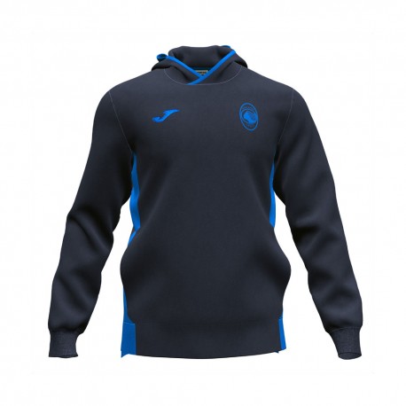 Joma Sport Felpa Calcio Atalanta Free Time Nero Uomo