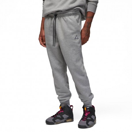 Nike Pantaloni Con Polsino Jordan Grigio Uomo