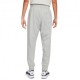 Nike Pantaloni Con Polsino Logo Club Grigio Uomo