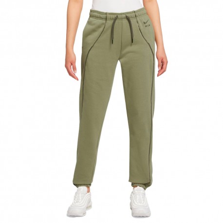Nike Pantaloni Con Polsino Air Verde Donna M