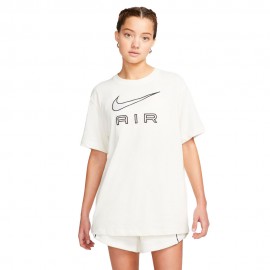Nike T-Shirt Over Air Bianco Donna
