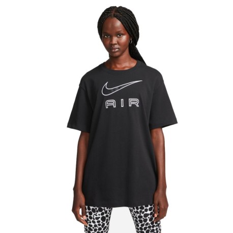 Nike T-Shirt Logo Air Nero Donna