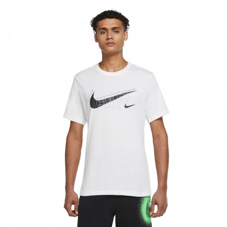 Nike T-Shirt Swoosh Bianco Uomo