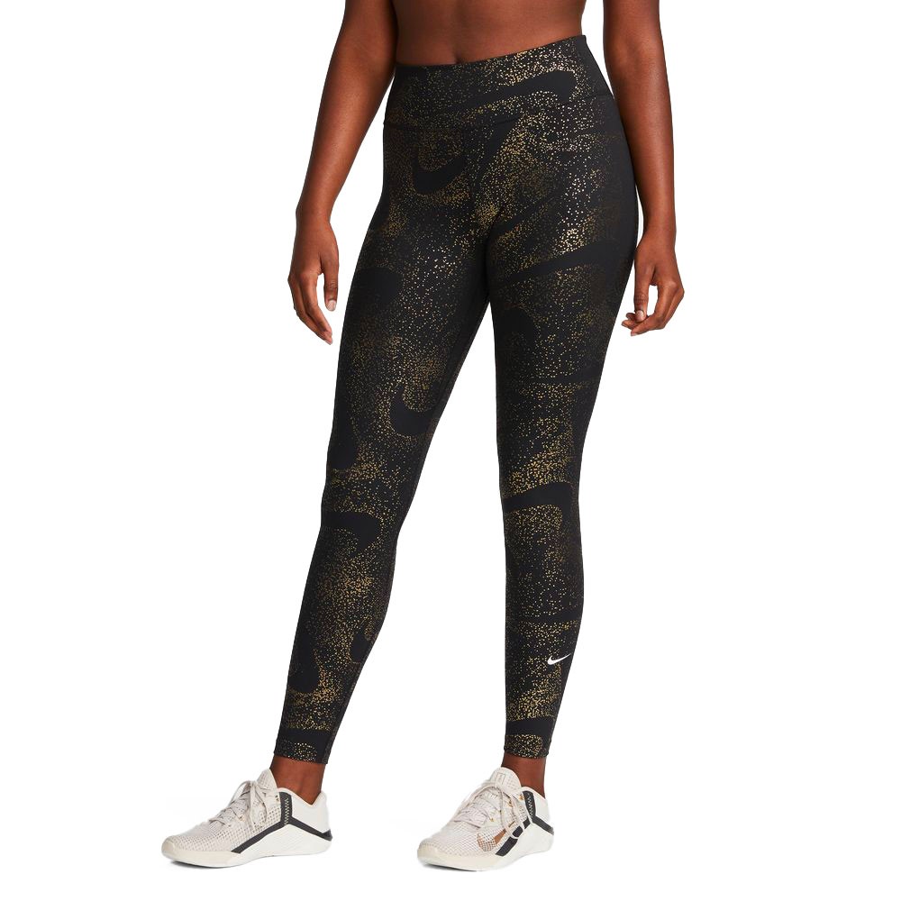 Image of Nike Leggings Sportivi Tight Aop Sparkle Nero Donna XS