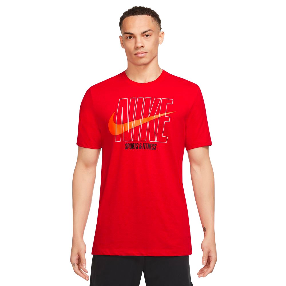 Nike Maglietta Palestra Slup Hbr Rosso Uomo XL