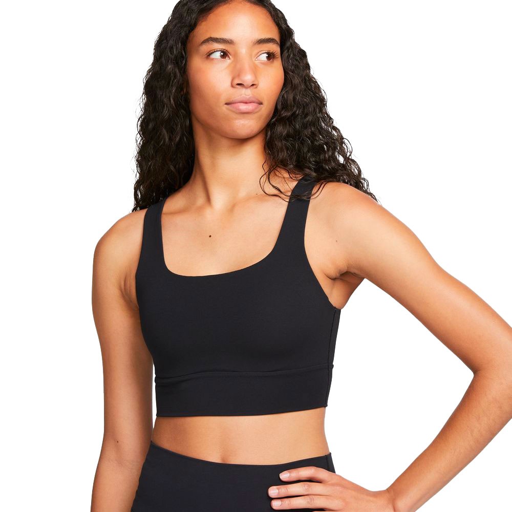 Nike Reggiseno Sportivo Alate Elipse Yoga Nero Donna M