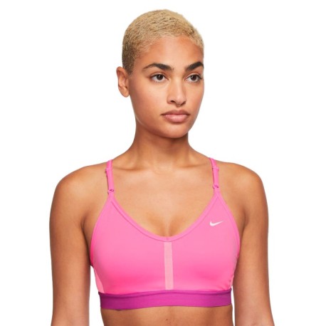 Nike Reggiseno Sportivo Indy Sostegno Leggero Rosa Donna