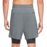 Nike Shorts Sportivi 2In1 Grigio Uomo