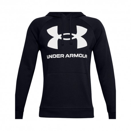 Under Armour Felpa Palestra Big Logo Nero Uomo