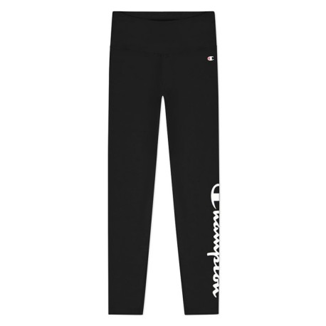 Champion Leggings Vita Alta Nero Donna