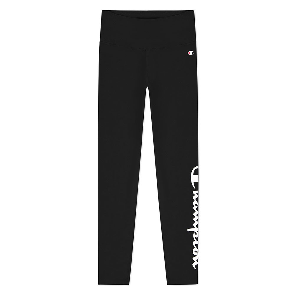 Image of Champion Leggings Vita Alta Logo Nero Donna XS