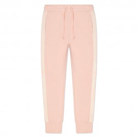 Champion Pantaloni Con Polsino Banda Rosa Donna
