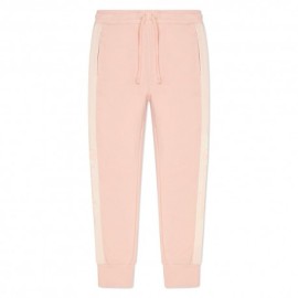 Champion Pantaloni Con Polsino Banda Rosa Donna