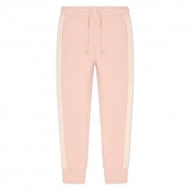 Champion Pantaloni Con Polsino Banda Rosa Donna