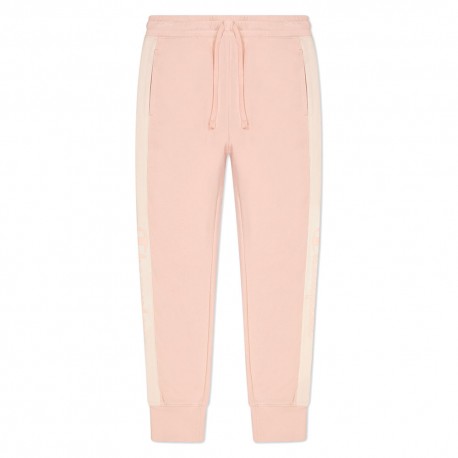 Champion Pantaloni Con Polsino Banda Rosa Donna