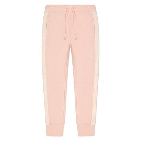 Champion Pantaloni Con Polsino Banda Rosa Donna