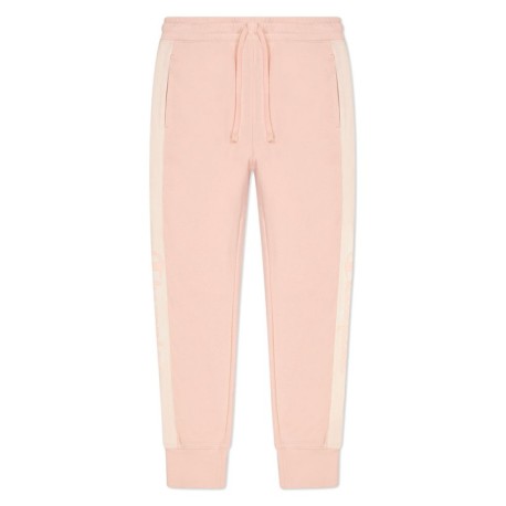 Champion Pantaloni Con Polsino Banda Rosa Donna