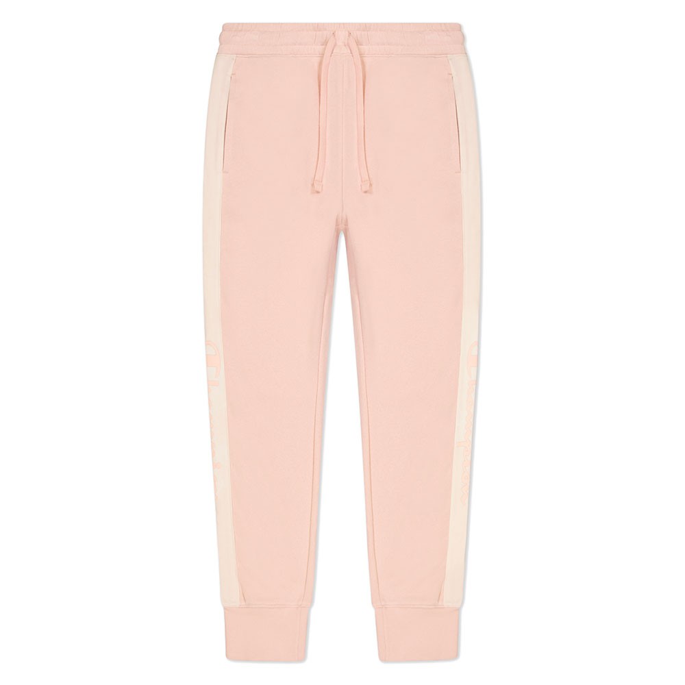 Champion Pantaloni Con Polsino Banda Rosa Donna L